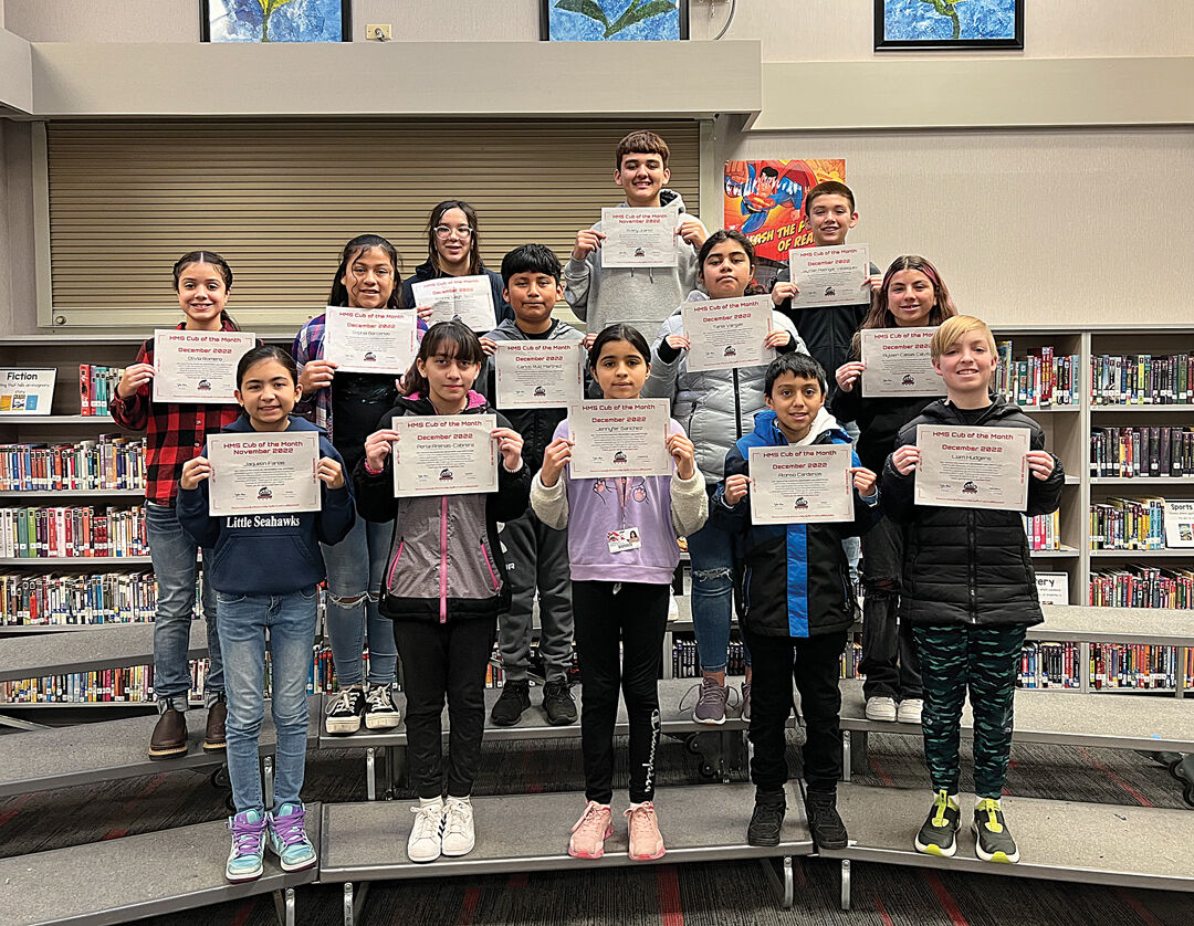 Harrison students of the month for December